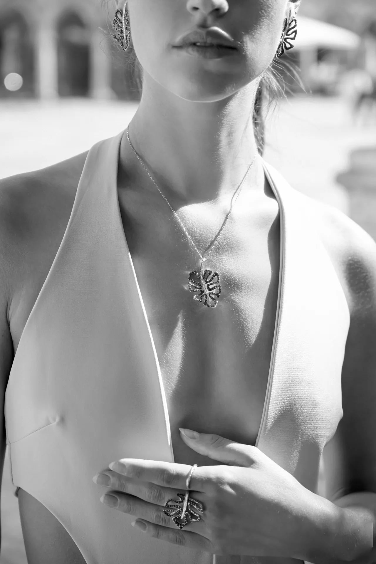Collana deliciosa, oro rosa, diamanti e rubini (mini size) | ELENÈRE – vista 5