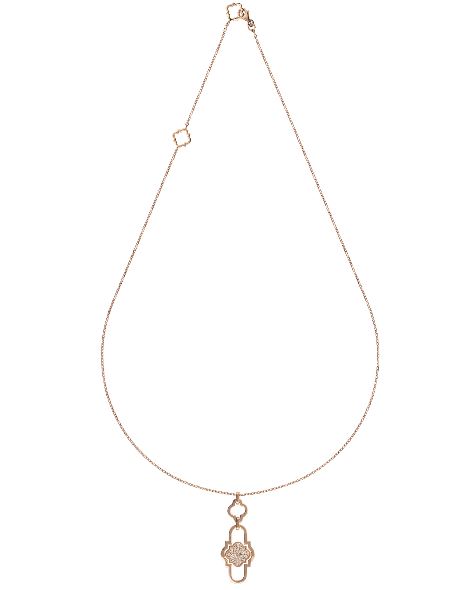 Pendente rotante poesie oro rosa madreperla e diamanti | ELENÈRE – vista 4